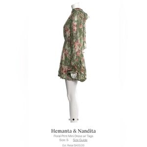 Hemanta & nandita green dress
